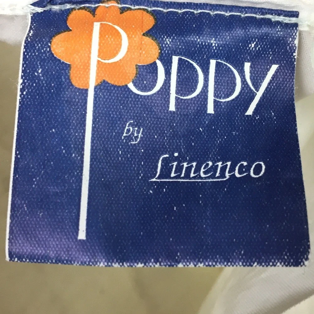 Poppy‎ by Linenco Quilted Butterfly Applique Cotton Pillow Sham Colorful Boho